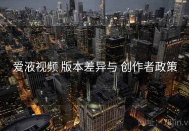 爱液视频 版本差异与 创作者政策