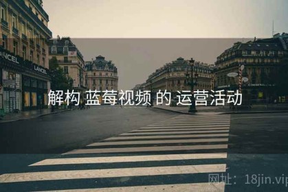 解构 蓝莓视频 的 运营活动