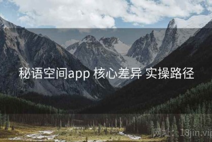秘语空间app 核心差异 实操路径
