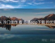 从 冷门佳作 看 岛遇app下载 的优势