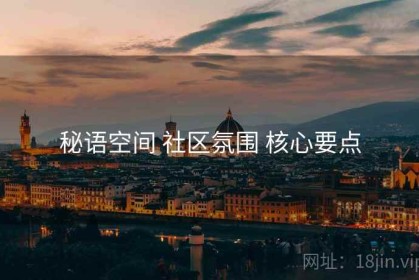 秘语空间 社区氛围 核心要点