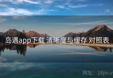 岛遇app下载 清晰度与缓存 对照表
