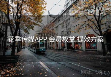 花季传媒APP 会员权益 提效方案