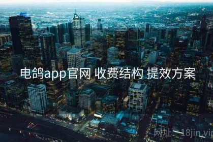 电鸽app官网 收费结构 提效方案