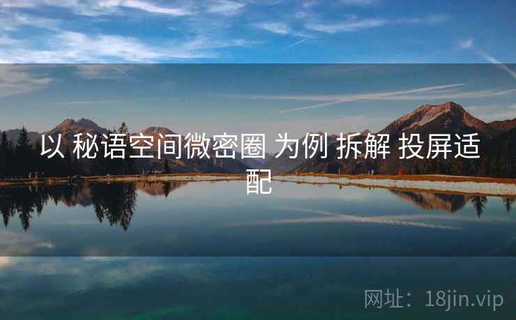 以 秘语空间微密圈 为例 拆解 投屏适配