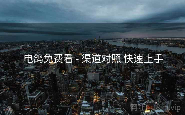 电鸽免费看 - 渠道对照 快速上手