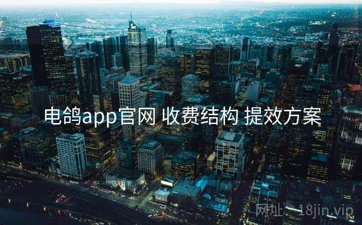 电鸽app官网 收费结构 提效方案