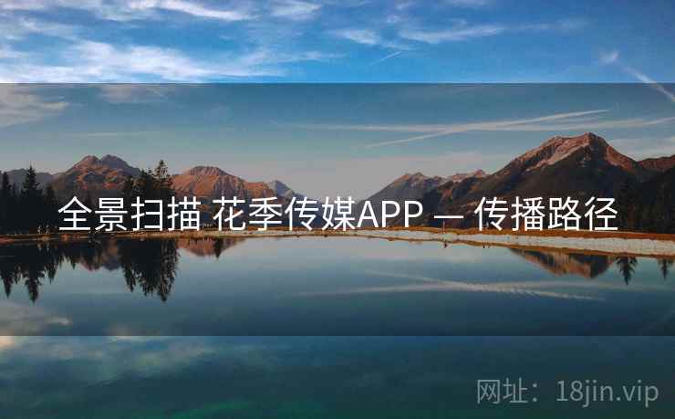 全景扫描 花季传媒APP — 传播路径