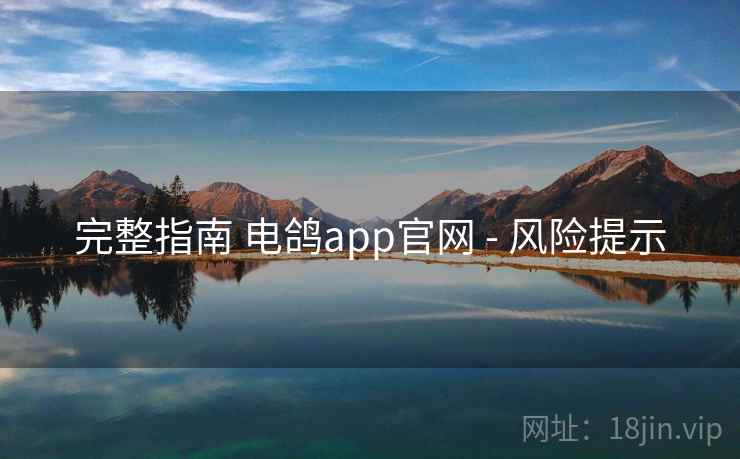 完整指南 电鸽app官网 - 风险提示